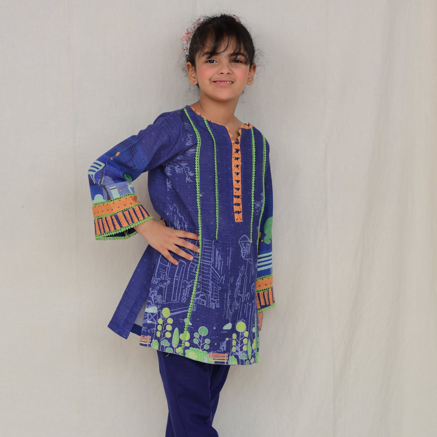 Blue Kurti