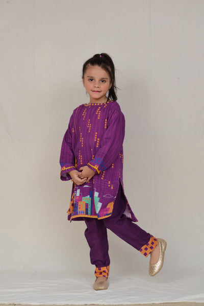 Purple Kurti 