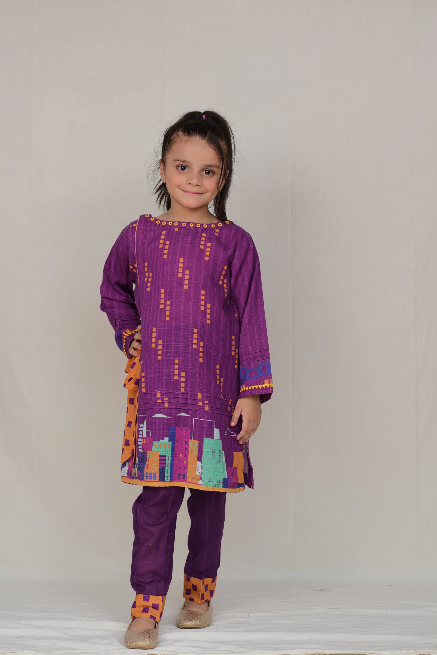 Purple Kurti 