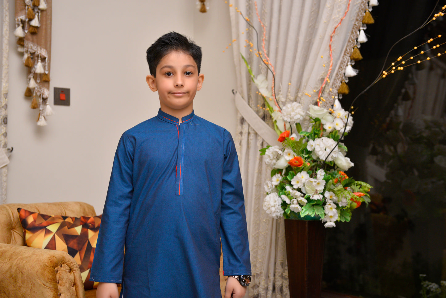 Blue Kurta for Boys