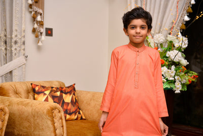 Peach Kurta