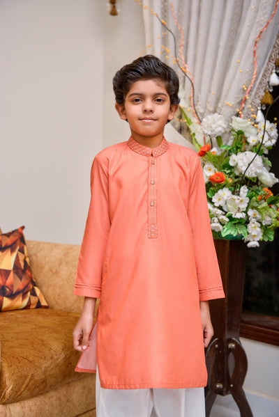 Peach Kurta