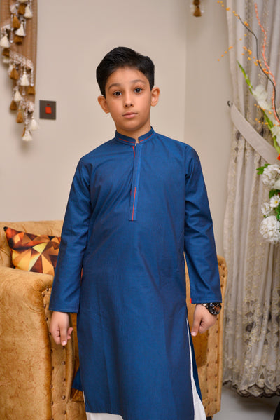 Ready to wear Blue Kurta for Boys